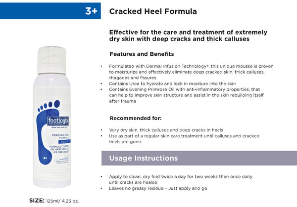 Footlogix - Cracked Heel Formula Mousse (125 ml) - Healthcare Shops