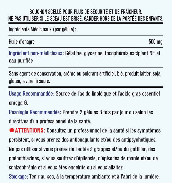 Evening Primrose Oil Softgel 500 mg - Healthcare Shops