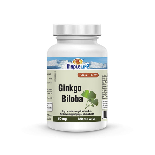 Ginkgo Biloba Capsules 60 mg - Healthcare Shops