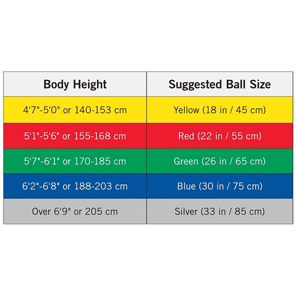 TheraBand Pro Series SCP Burst Resistant Exercise Balls - Healthcare Shops