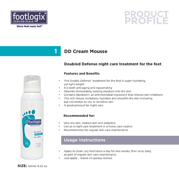 Footlogix - DD-Cream Mousse (125 ml) - Healthcare Shops