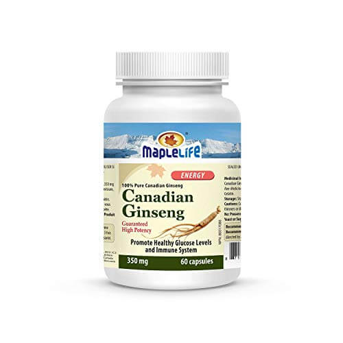 Canadian Ginseng Capsules 350 mg - Healthcare Shops
