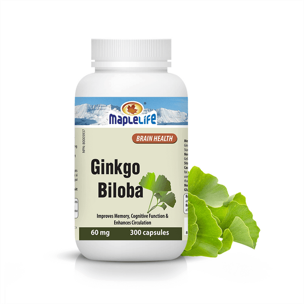 Ginkgo Biloba Capsules 60 mg - Healthcare Shops