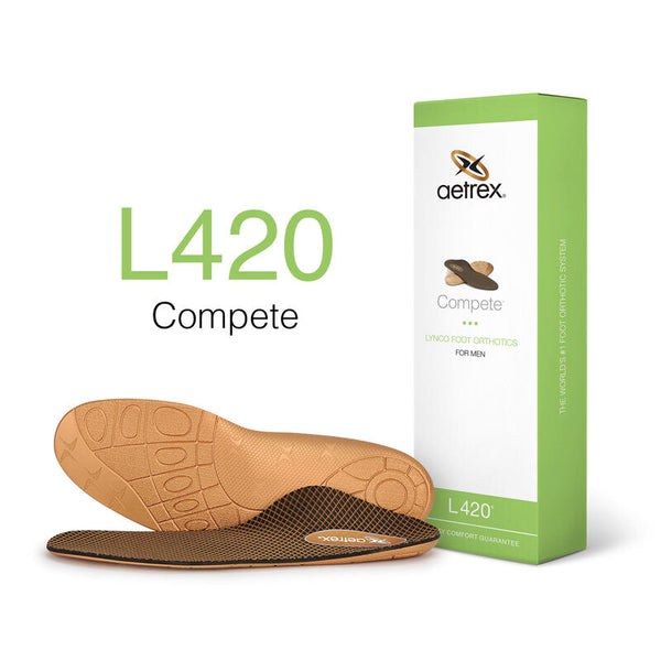 Aetrex - Men's Compete Posted Orthotics - Healthcare Shops