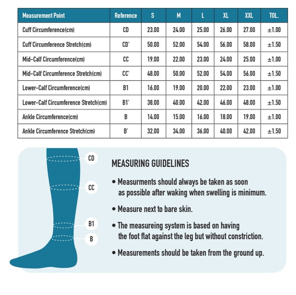 VOXX THERAPY Medical Compression Knee-High Sock (20-30 mmHg) - Healthcare Shops